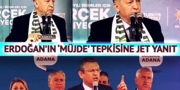 Erdoğan mitingdeki slogana “Çırağa, kalfaya müjde olmaz” deyip tepki gösterdi! Özgür Özel