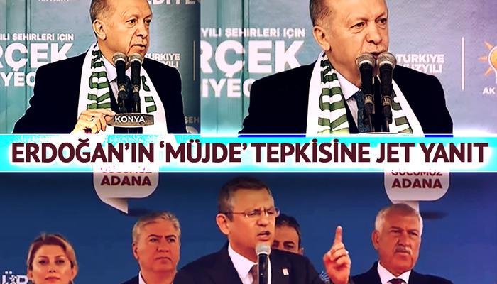 Erdoğan mitingdeki slogana “Çırağa, kalfaya müjde olmaz” deyip tepki gösterdi! Özgür Özel