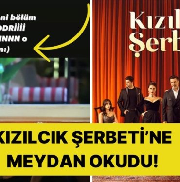 “Hodri Meydan” Afra Saraçoğlu’ndan Kızılcık Şerbeti’ne Göndermeli Paylaşım!
