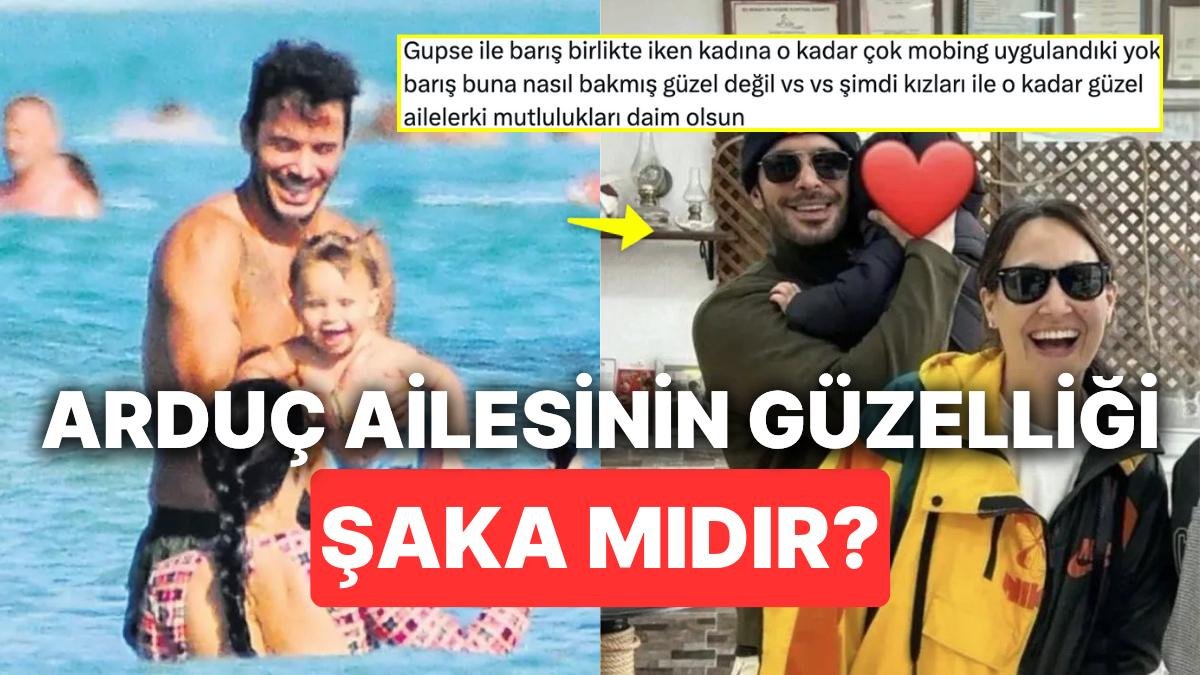 Barış Arduç ve Gupse Özay’ın Aile Pozları Yine Jan Asya’nın Yüzünü Saklasalar da Hepimizi Mest Etti