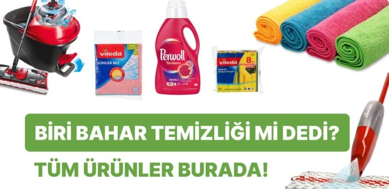 Bahar Temizliği Başlasın! İhtiyacınız Olan Temizlik Ürünlerinde Kaçırılmayacak İndirimler