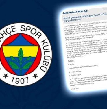 Fenerbahçe, ligden çekilme kararının görüşüleceği tarihi genel kurulu KAP
