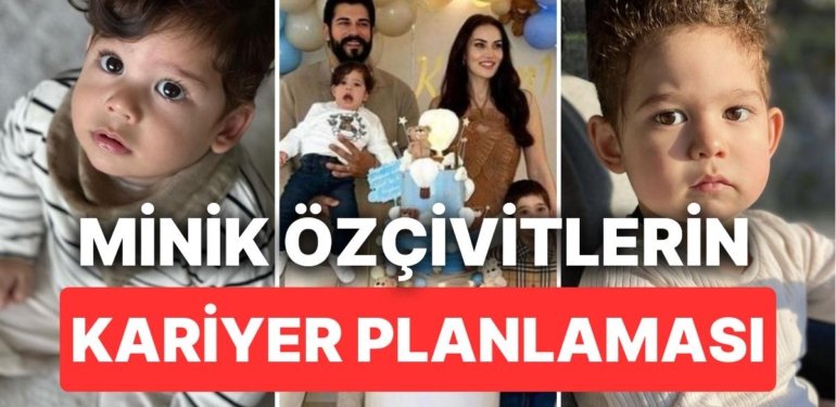Babalarının Mini Birer Kopyası Olan Karan ve Kerem Özçivit’in Kariyeri Şimdiden Belli Olmaya Başlamış