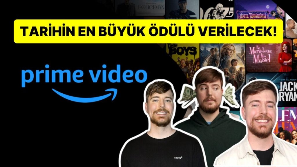 Para Ödülüyle Ağızları Açık Bıraktırdı: Prime Video ve MrBeast’ten Rekor Ödüllü Yarışma Şovu Geliyor!