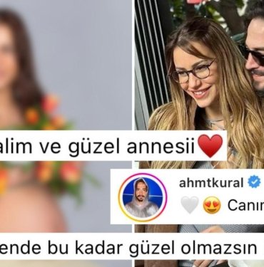 Ahmet Kural’ın Eşi Çağla Gizem Şahin Doğuma Sayılı Günler Kala Karnı Burnunda Yeni Pozlarını Paylaştı!