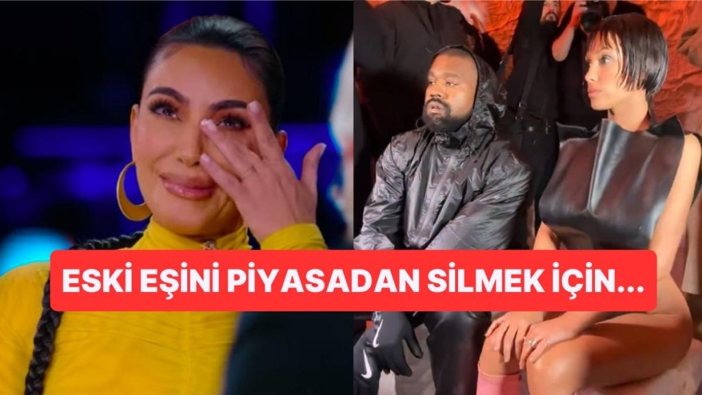 Kanye West’in Bianca Censori’yi, Eski Eşi Kim Kardashian’a İnat Müstehcen Giydirdiği İddia Edildi