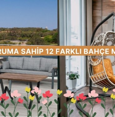 Bahçe ve Balkon Sezonu Açıldı! Baharı Evinize Taşıyacak En Şık ve Konforlu Bahçe Mobilyaları
