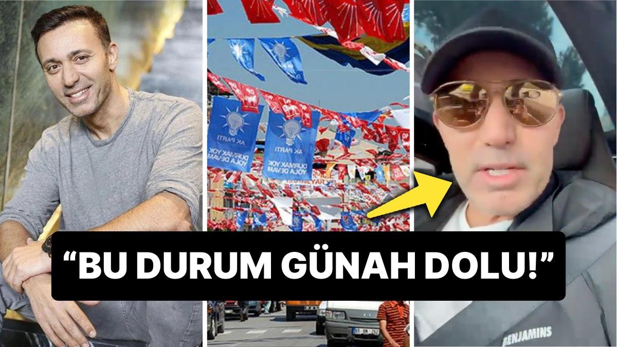Mustafa Sandal Yerel Seçim Öncesi Dört Bir Yanın Afişlerle Donatılmasına Sert Tepki Gösterdi: “Uygar Olalım”