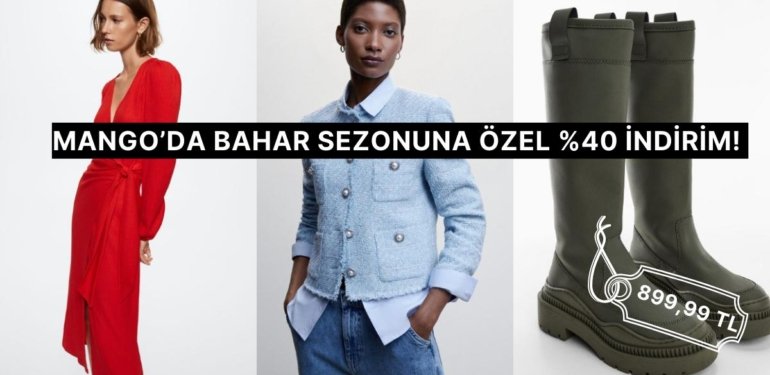 İndirim Alarmı! Mango’nun %50’ye Varan İndirim Fırsatından Öne Çıkan Parçalar