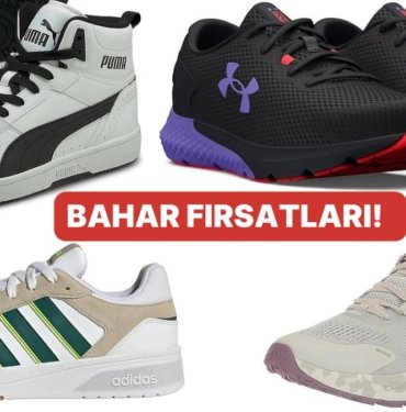 Bot ve Çizmeleri Kaldırmanın Zamanı Geldi! Bu Bahar Ayaklarınızı Rahat Ettirecek İndirimli Sneaker Modelleri