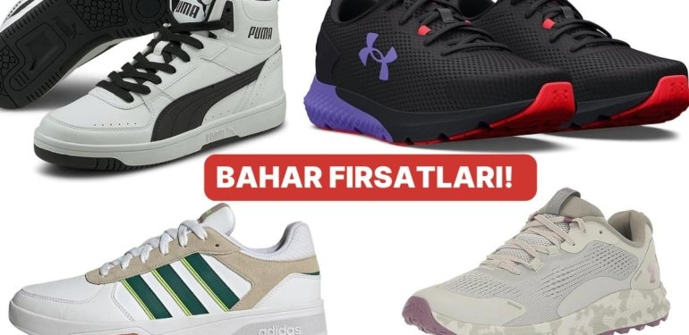 Bot ve Çizmeleri Kaldırmanın Zamanı Geldi! Bu Bahar Ayaklarınızı Rahat Ettirecek İndirimli Sneaker Modelleri