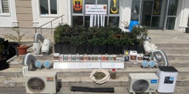Adana’da apartman dairelerinde uyuşturucu imalat