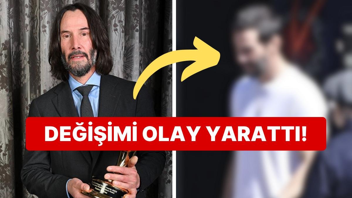 John Wick Filminin Yıldız İsmi Keanu Reeves’in Yeni Stilini Görenler Ünlü İsmi Tanımakta Zorluk Çekti