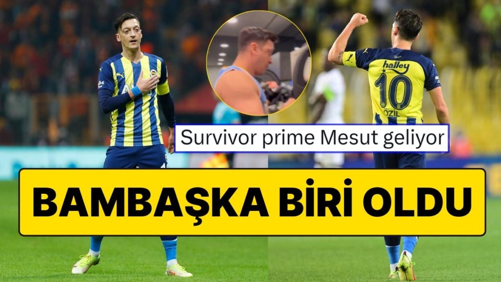 Futbolcuyken Böyle Değildi! Fenerbahçe’nin Eski Yıldızı Mesut Özil Kaslı Haliyle Yine Çok Dikkat Çekti