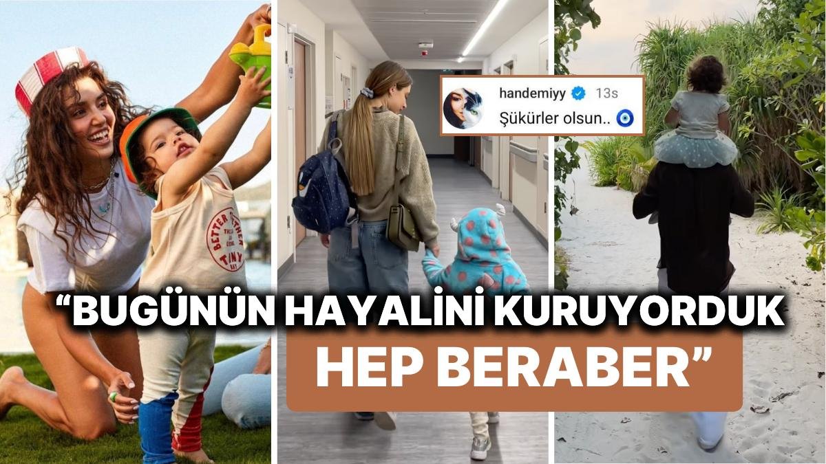 Hande Erçel’in Yeğeni Mavi’nin Babası Caner’den “Bugünün Hayalini Kuruyorduk” Notuyla Duygulandıran Paylaşım