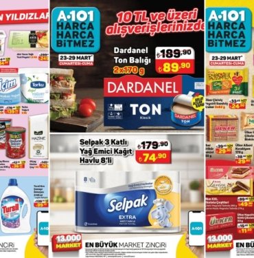 23 – 29 Mart 2024 A101 Haftanın Yıldızları Kataloğu