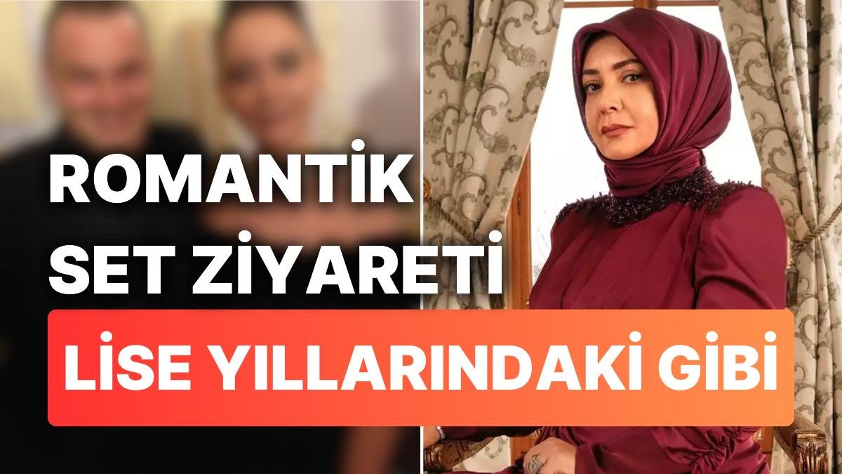Kızılcık Şerbeti Pinko’ya Eşinden Set Ziyareti: Meğer Eşi Ünlü Bir Oyuncunun Kuzeniymiş!