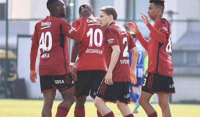 Beşiktaş hazırlık maçında rakip takımı gole boğdu!