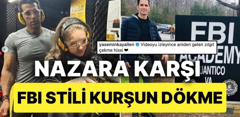 Yasemin Kay Allen’ın Eski FBI Çalışanı Sevgilisi Nazara Karşı Bakın Nasıl Kurşun Döktü!