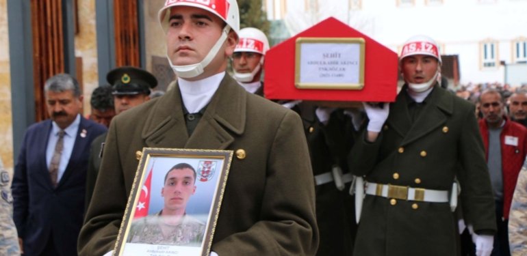 Adıyaman’da şehide acı veda