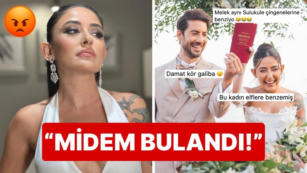 Düğün Fotoğrafına Gelen Ağır Yorumları Aylar Sonra Gören Melek Mosso, Hemcinslerine Öfke Kustu!
