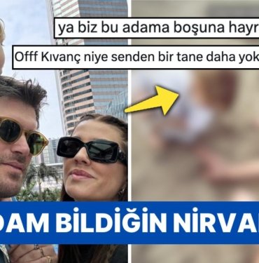 Kıvanç Tatlıtuğ Oğlu Kurt Efe’yle Yaptığı Paylaşıma Eklediği Notla Çıtayı Yine Arşa Çıkardı!
