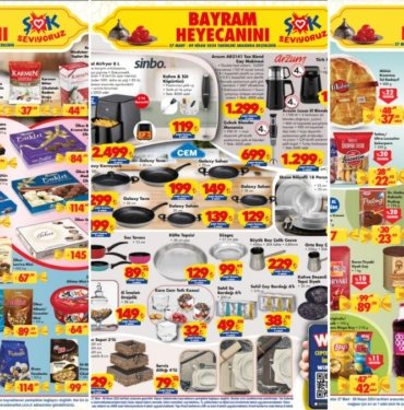 Bayram Şekerleri Çikolataları ŞOK’ta! 27 Mart 2024 ŞOK Aktüel Ürünler Kataloğu