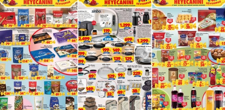 Bayram Şekerleri Çikolataları ŞOK’ta! 27 Mart 2024 ŞOK Aktüel Ürünler Kataloğu