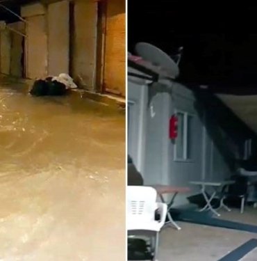 Hatay’da sağanak ve fırtına