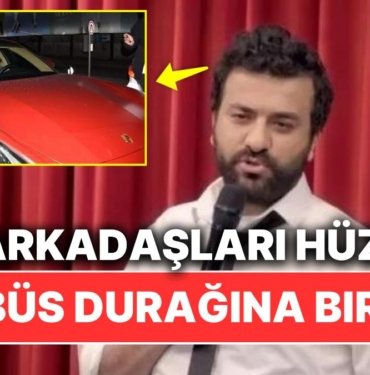 Hasan Can Kaya Lüks Arabasıyla Ekip Arkadaşlarını Evine Değil Otobüs Durağına Bırakınca Makara Konusu Oldu