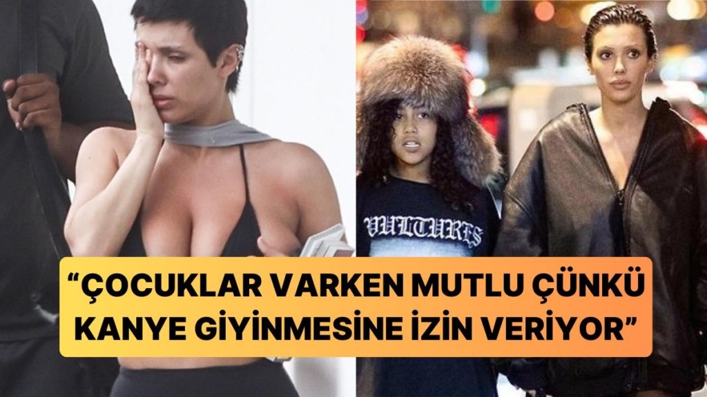 Üvey Annelik İşi Başa Düşünce Giyinmeyi Tercih Eden Bianca Censori ‘Zorla Tutuluyorsan Göz Kırp’ Dedirtti