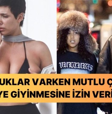 Üvey Annelik İşi Başa Düşünce Giyinmeyi Tercih Eden Bianca Censori ‘Zorla Tutuluyorsan Göz Kırp’ Dedirtti