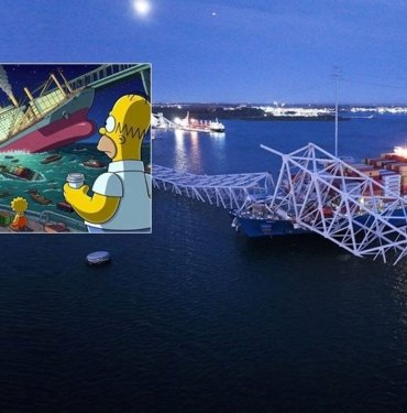 Simpsonlar, ABD’deki kargo gemisi kazasını da mı öngördü? (The Simpsons kehanetleri)