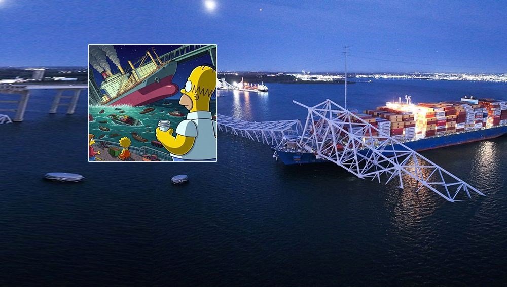 Simpsonlar, ABD’deki kargo gemisi kazasını da mı öngördü? (The Simpsons kehanetleri)