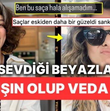 Yıllardır Herkese İnat Saçındaki Beyazlardan Vazgeçmeyen Özge Özpirinçci Saçını Boyatınca Kendi Bile Şok Oldu