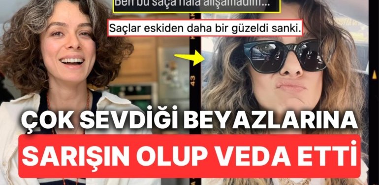 Yıllardır Herkese İnat Saçındaki Beyazlardan Vazgeçmeyen Özge Özpirinçci Saçını Boyatınca Kendi Bile Şok Oldu