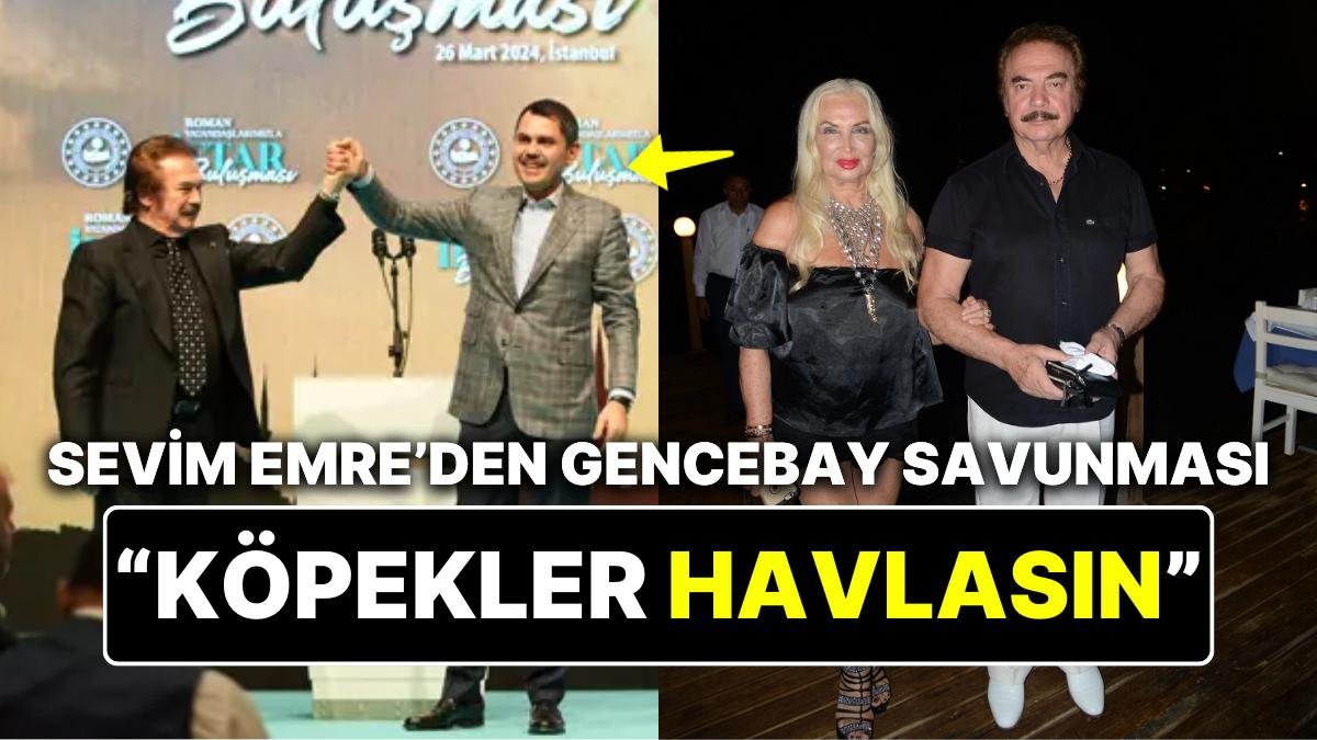 Sevim Emre Murat Kurum’a Seçim Şarkısı Besteleyen Orhan Gencebay’ı “Köpekler Havlasın” Diyerek Savundu