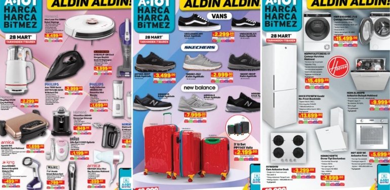 A101’e 4 Tekerlekli Valiz Seti Geliyor! 28 Mart 2024 A101 İnternete Özel Aldın Aldın Kataloğu