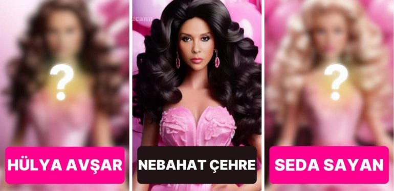 Yapay Zeka Yine Döktürdü: Bir Yaşlanıp Bir Kilo Alan Ünlüler Bu Sefer de Barbie Bebek Oldu!