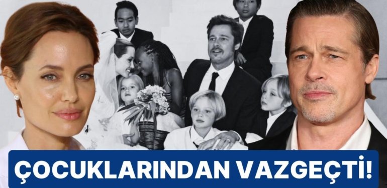 Adın Batsın Dedirten Hamle: Angelina Jolie’yle Yıllardır Boşanamayan Brad Pitt, Çocuklarından Vazgeçti!