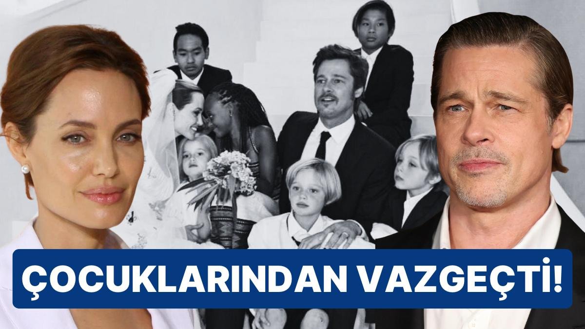 Adın Batsın Dedirten Hamle: Angelina Jolie’yle Yıllardır Boşanamayan Brad Pitt, Çocuklarından Vazgeçti!