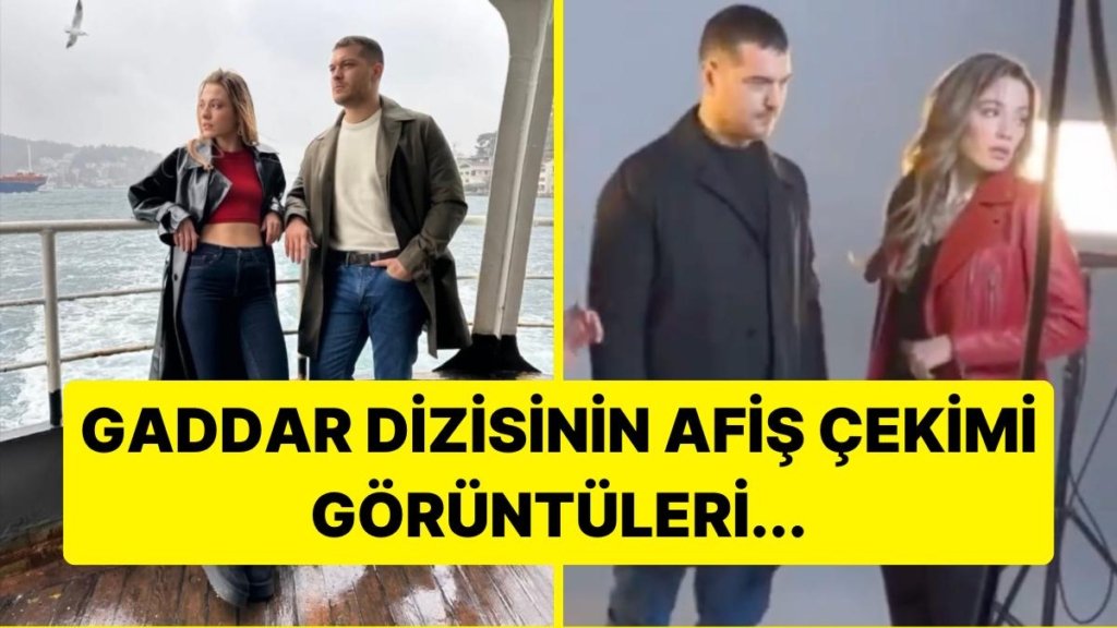 Gaddar Dizisinin Başrolleri Çağatay Ulusoy ve Sümeyye Aydoğan’ın Afiş Çekimi Görüntüleri Yayınlandı!