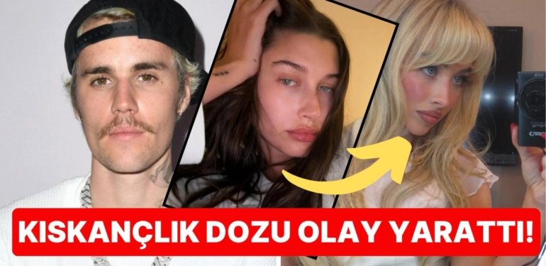 Kocası Sabrina Carpenter’ı Takip Edince Filtreyle Şarkıcıya Benzemeye Çalışan Hailey Bieber Alay Konusu Oldu!