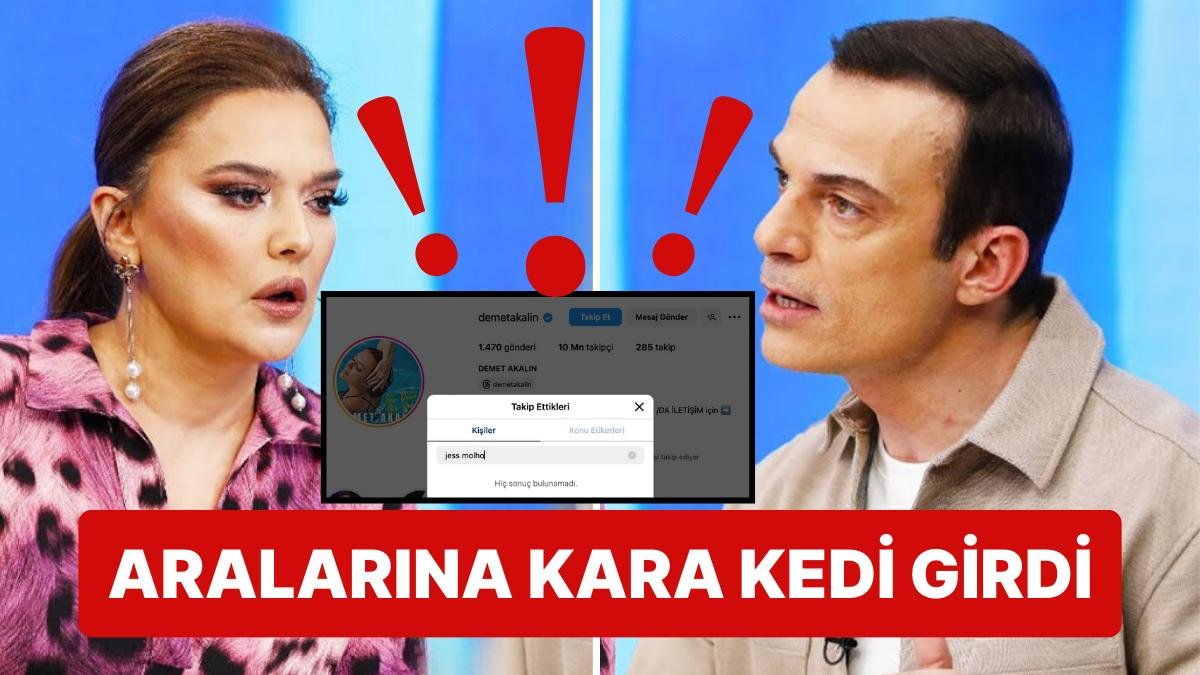 Koşun Kaos Var: Demet Akalın’ın Jess Molho’yu Takipten Çıkarması “Aralarına Kara Kedi mi Girdi?” Dedirtti