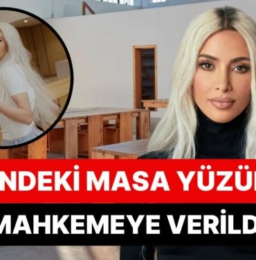 Kim Kardashian Yine ve Yeniden Davalık Oldu: Ofisindeki Masanın Tasarımcısı Tarafından Mahkemeye Verildi!