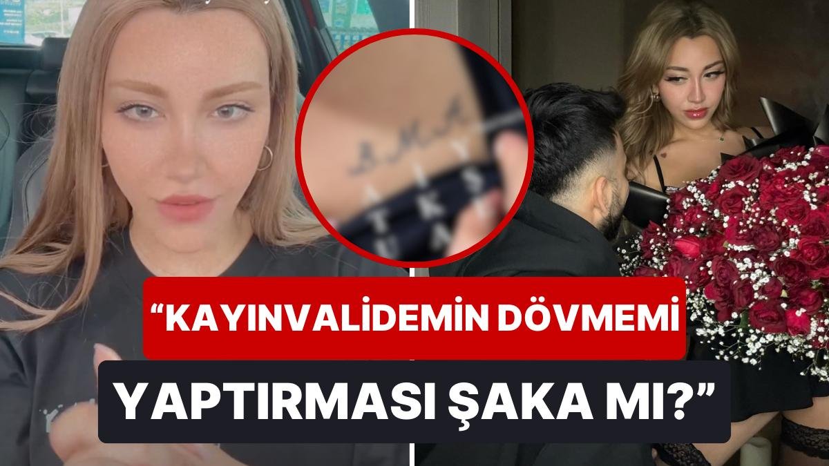 TikTok Fenomeni Mika Can Raun’un Kayınvalidesi Oğlunun İsmiyle Birlikte Mika’nın da Dövmesini Yaptırdı!