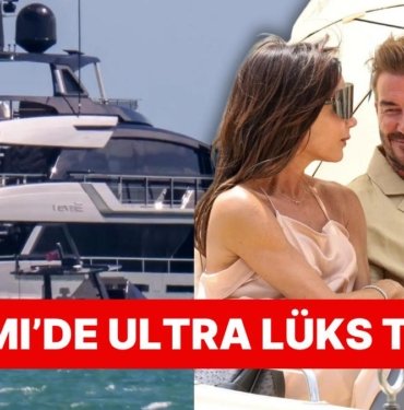 Keyiflerine Diyecek Söz Yok! Lüks Tatilleriyle Meşhur Beckhamlar Bu Sefer de Milyonluk Yatlarında Keyif Çattı!