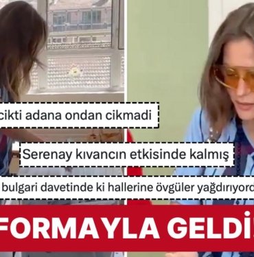 Seçim Günü Sürprizleriyle Meşhur Serenay Sarıkaya, Sandık Başına Bu Sefer de Adana Demirspor Formasıyla Gitti!