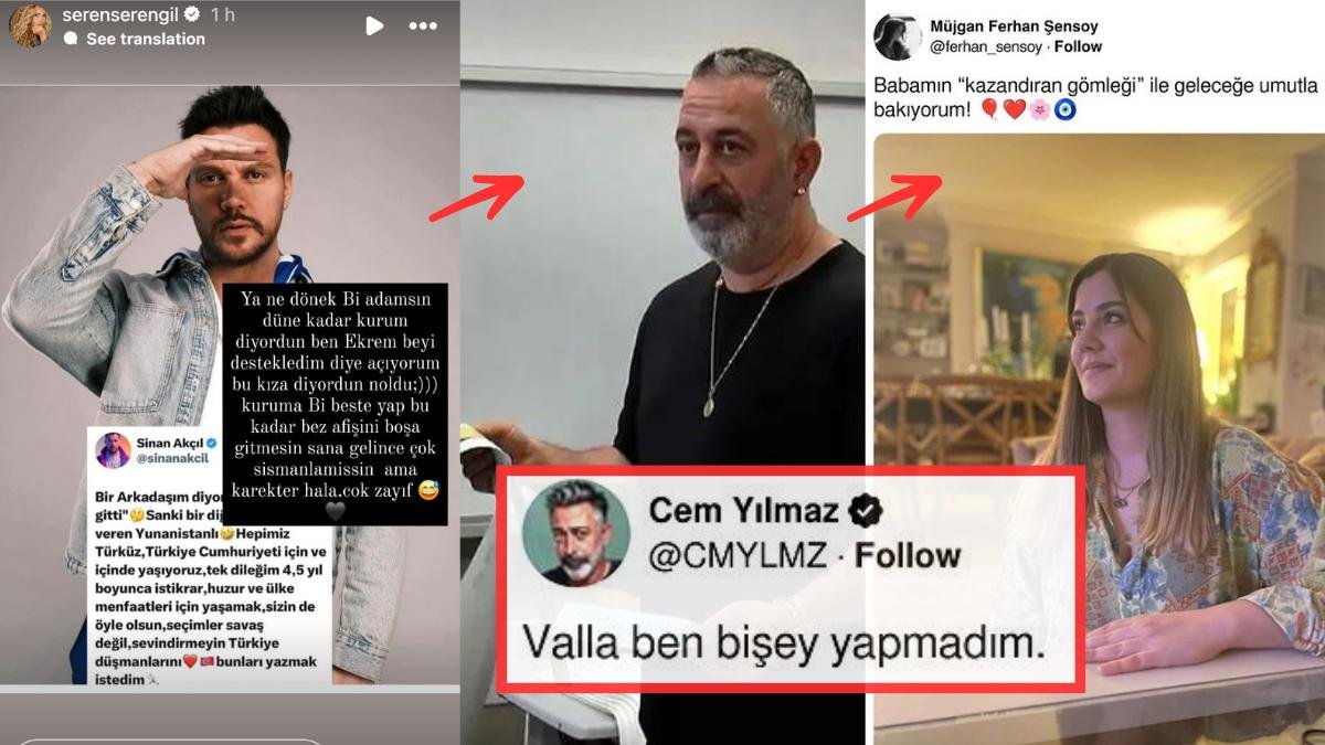 Ünlü İsimlerin Yerel Seçim Sonuçlarına Yönelik Tepkileri Sosyal Medyanın Gündeminde!