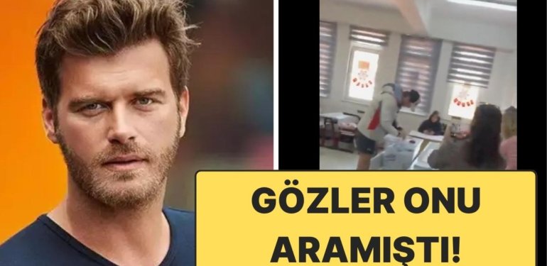 Gözümüz Onu Aramıştı: Kıvanç Tatlıtuğ’un Oy Kullandığı Anların Görüntüsü Ortaya Çıktı!